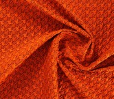 Jacquard acolchado naranja